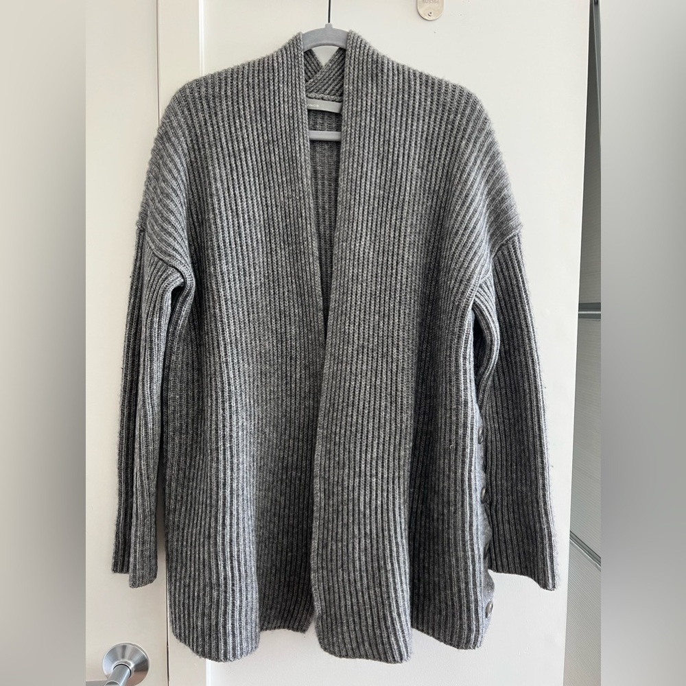 Vince wool & yak cardigan sweater